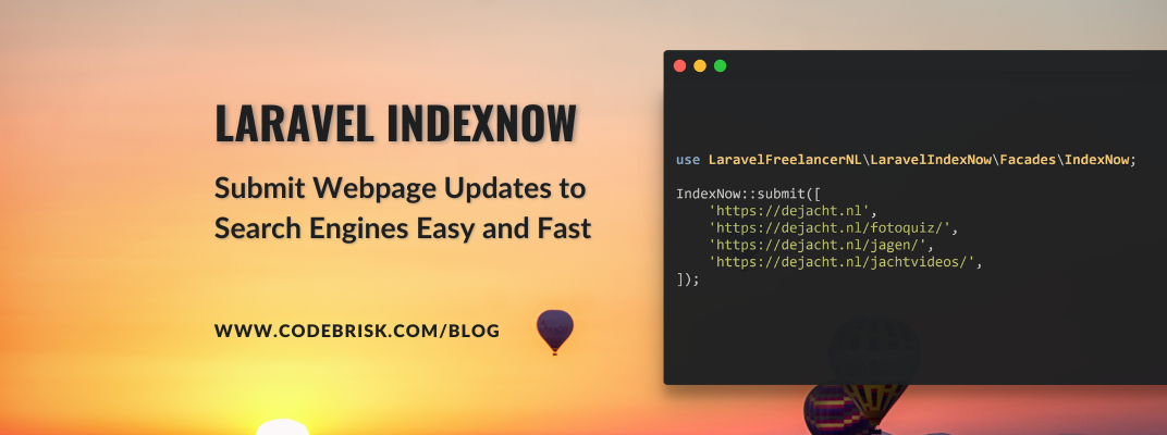 Submit Page Updates to Search Engines with Laravel IndexNow cover image